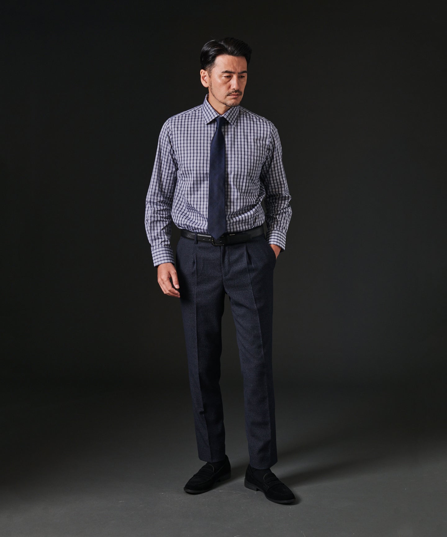 HIROKO KOSHINO 地柄ネクタイ